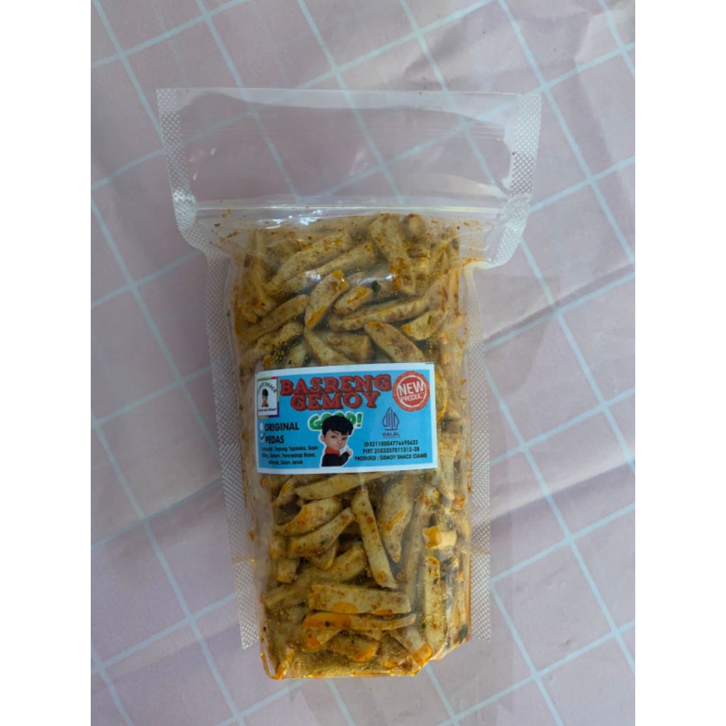 

Basreng Gemoy Pedas Gurih Daun Jeruk 250 gr