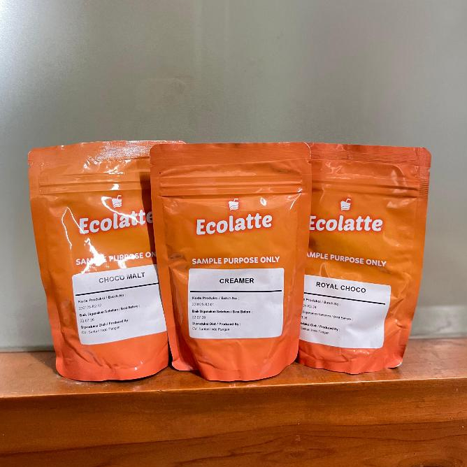 

All Variant SAMPLE/TESTER ECOLATTE POWDER | BUBUK MINUMAN ECOLATTE