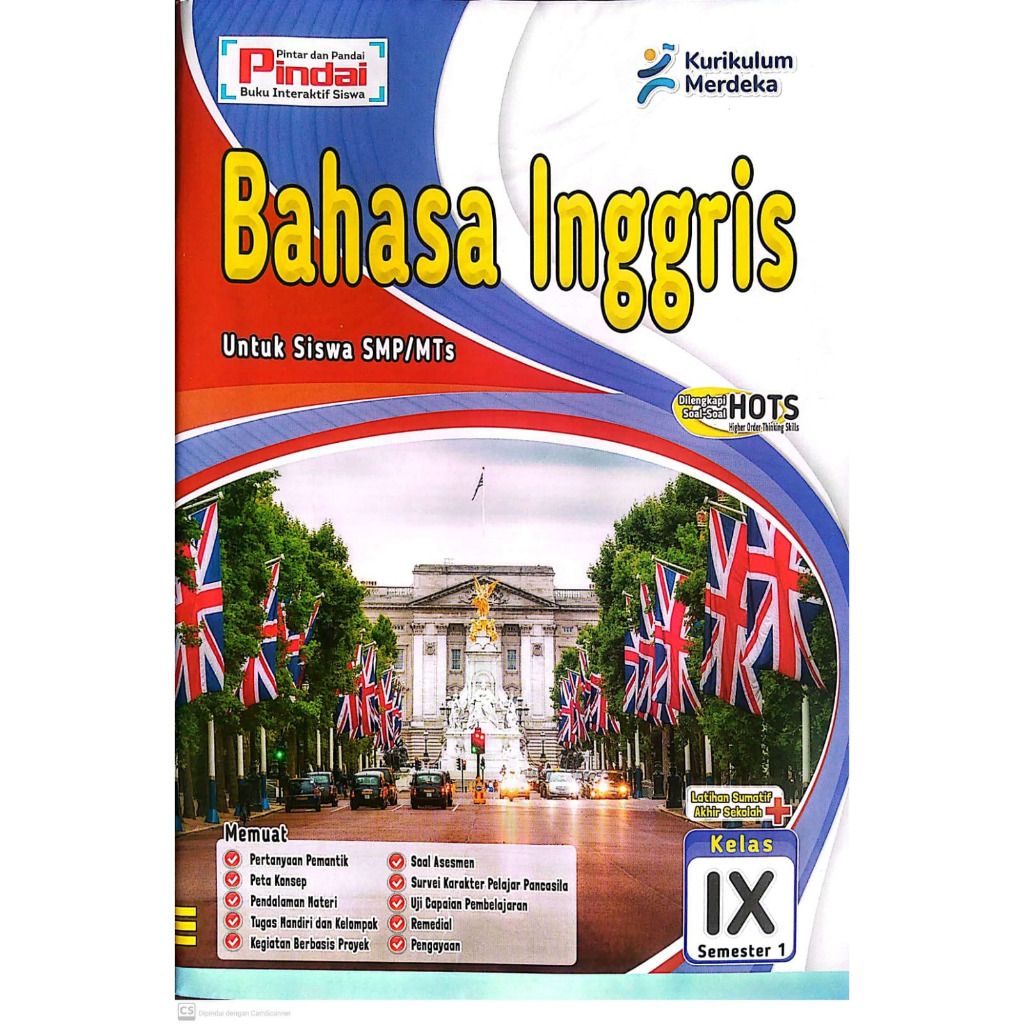 Buku LKS Bahasa Inggris Kelas 9 SMP/MTs kurikulum Merdeka Semester 1
