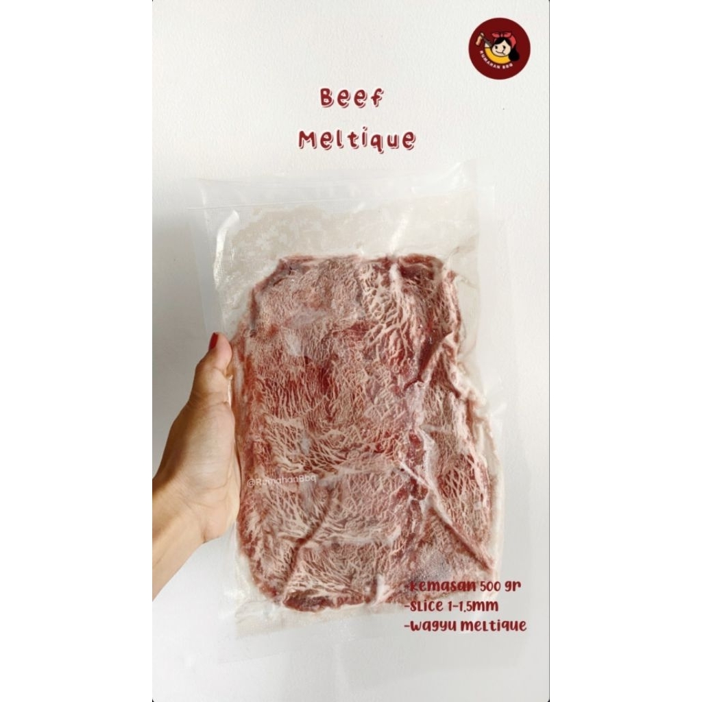 

beef wagyu meltique slice / sapi wagyu meltiq iris / korean bbq / daging bbq