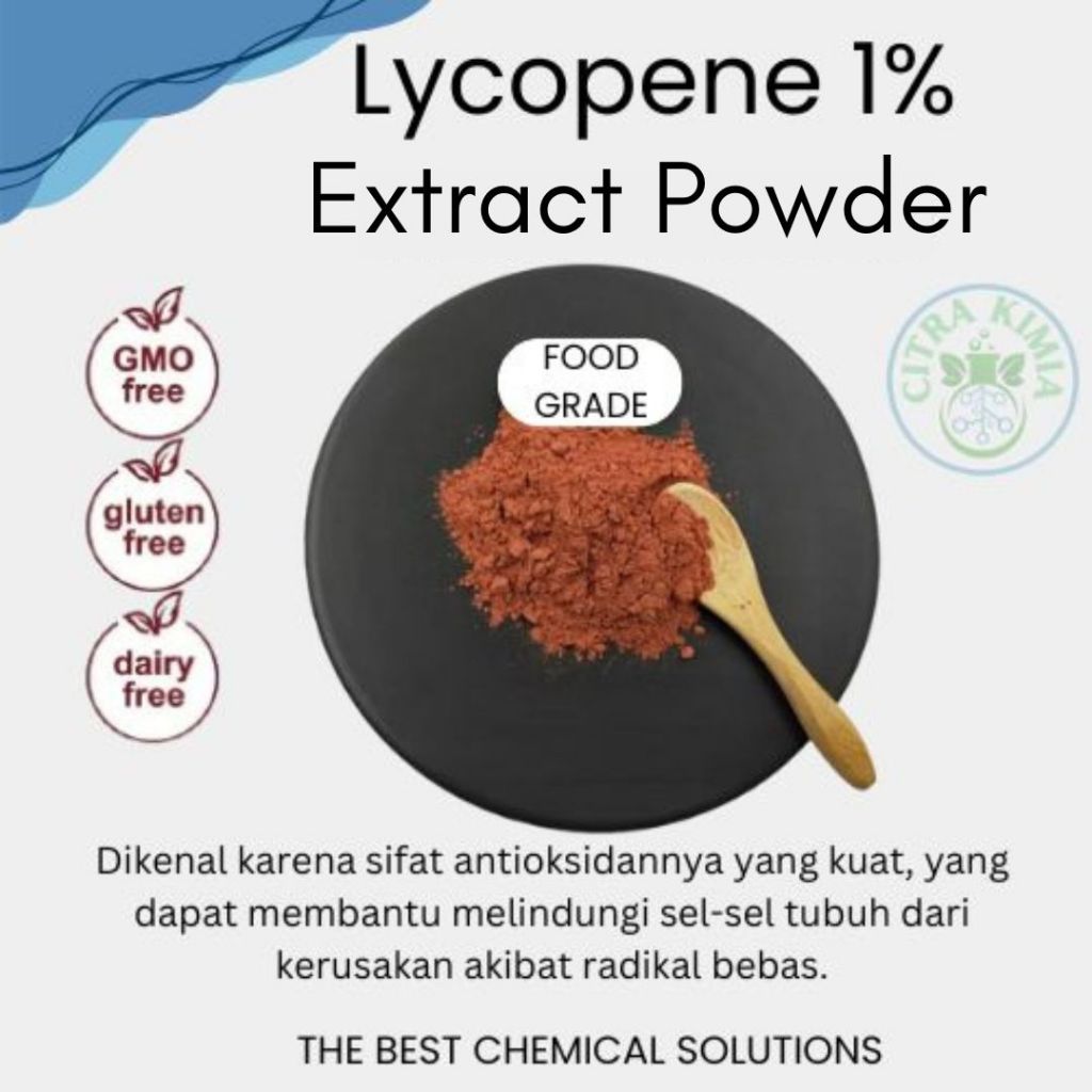 Lycopene 1% Water Base/Oil Base 50gr - Health Supplement Organic Natural Water Soluble Tomato Extrac