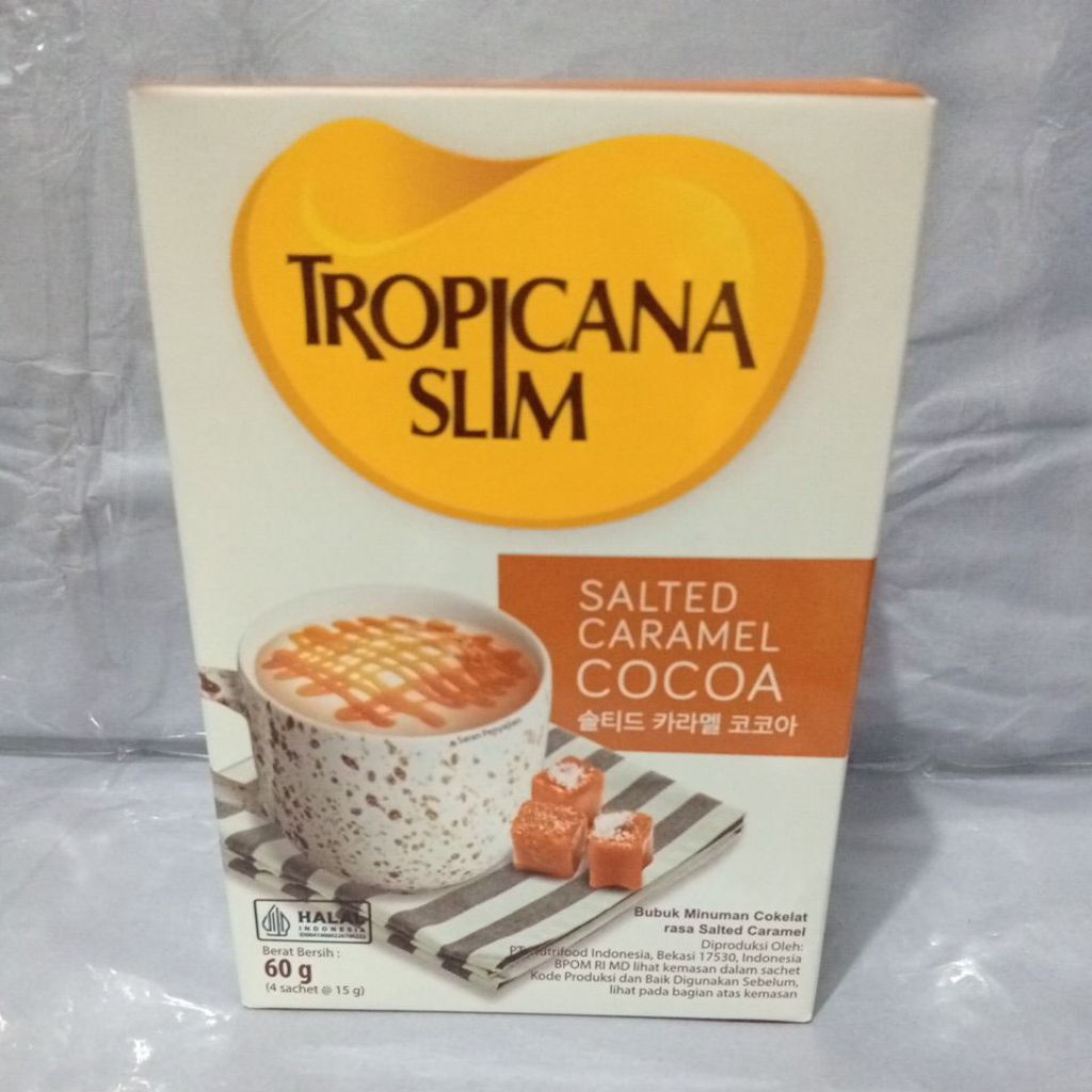 

Tropicana Slim Salted Caramel Cocoa Isi 4