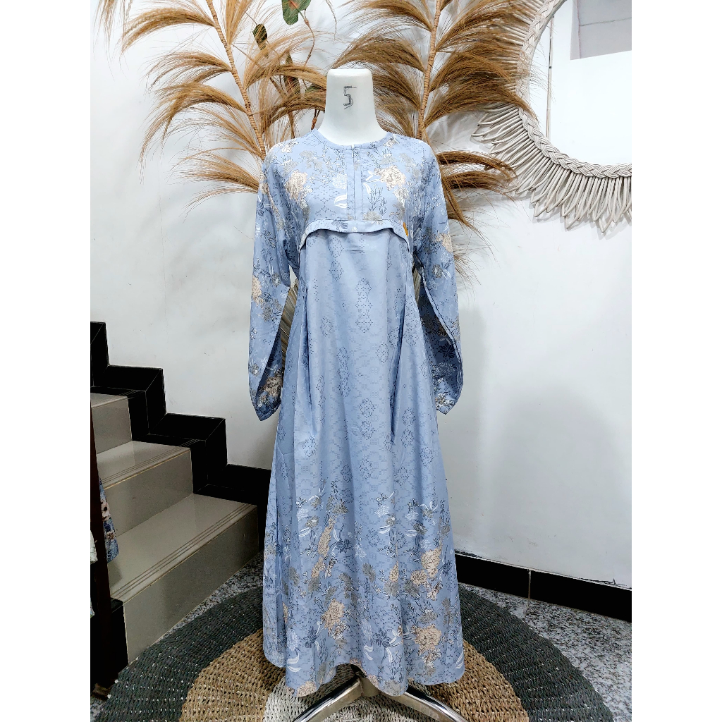 midi jaguar embos motif bunga