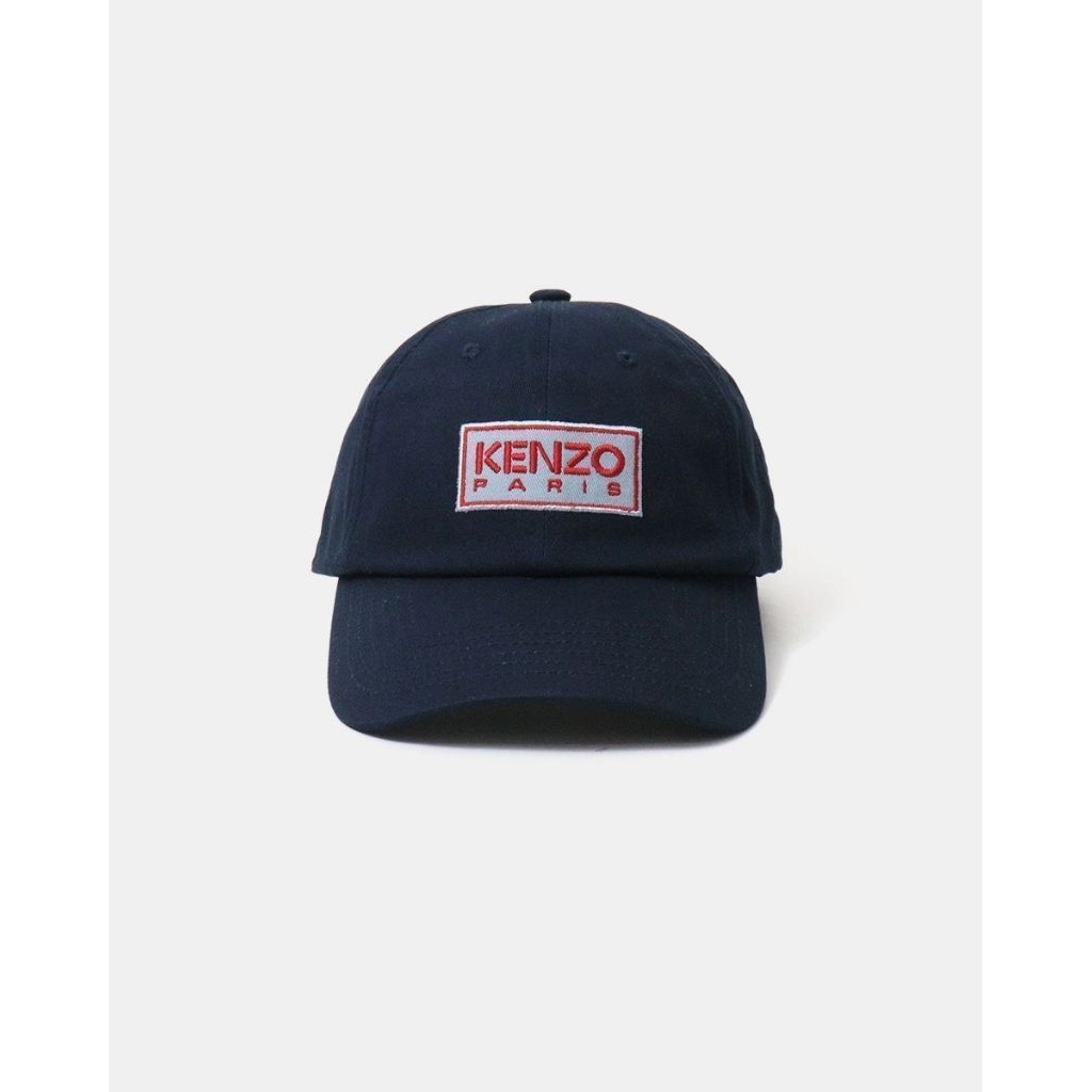 Kenzo Logo Paris Cap Embroidered Navy