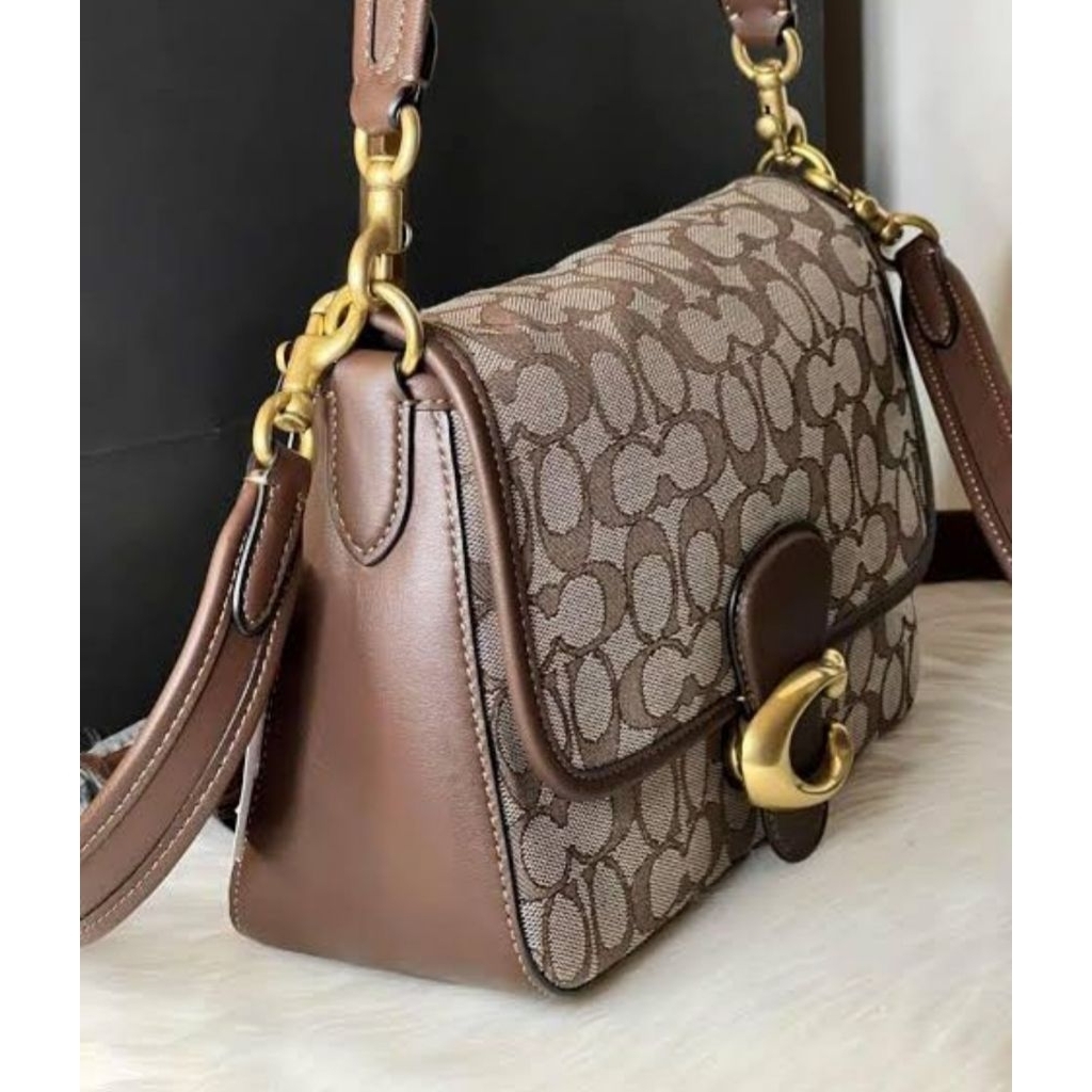 COACH SOFT TABBY SHOULDER BAG IN SIGNATURE JACQUARD ORIGINAL
