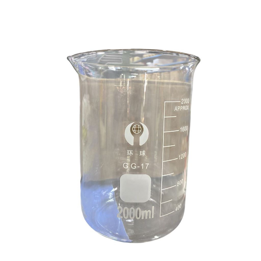 Huanqiu GG-17 Glass Measuring Beaker 50ml, 100ml, 200ml,  250ml, 300ml, 500ml, 1000ml, 2000ml | Gela