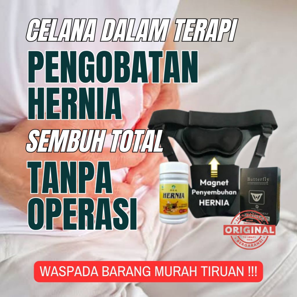 Celana Dalam Terapi Hernia Magnetik Sabuk Sempak CD Obat Turun Berok Butterfly Original