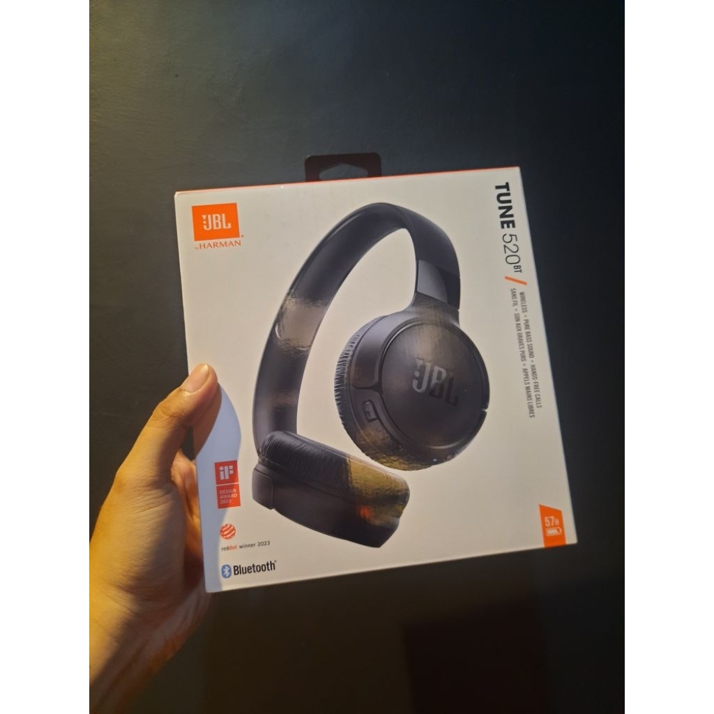 [BNIB] Headset ORIGINAL JBL TUNE 520BT (Pure BASS Wireless)
