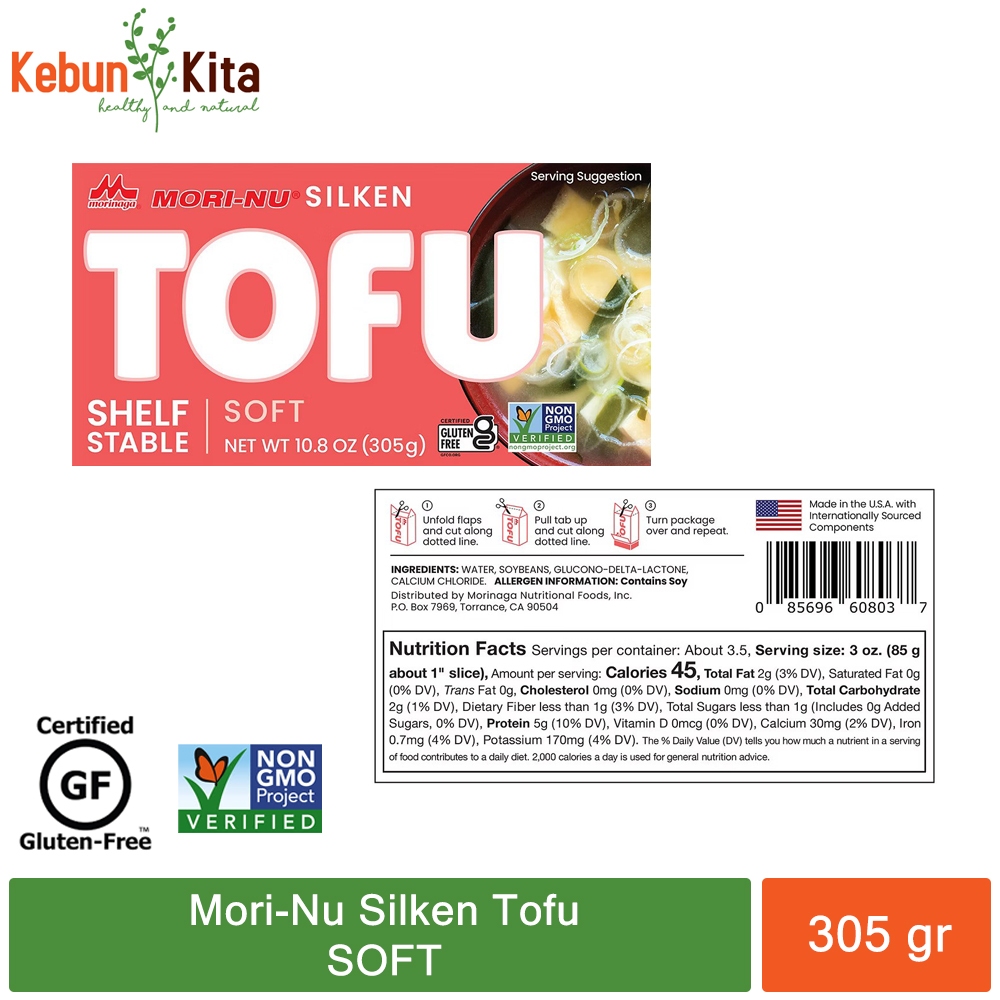 

Mori-Nu Silken Tofu SOFT 305 Gr (Non GMO)