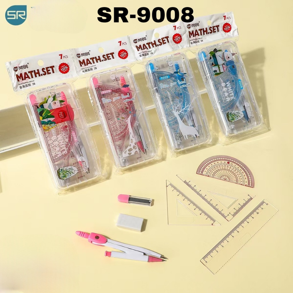 

SOS Jangka Set JF-9008 / Jangka Sekolah / Math Set/Compass Set