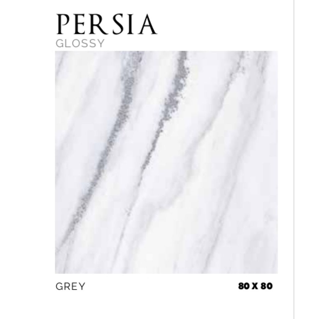 KERAMIK MEREK PLATINUM TYPE PERSIA GREY UKURAN 80X80 GLOSSY