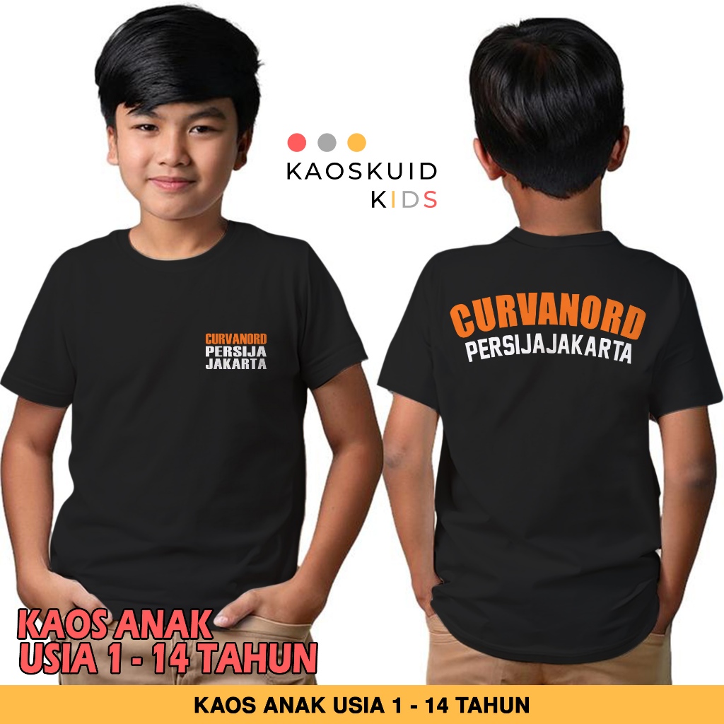 KAOS ANAK PERSIJA 8 - Curvanord Persija - BAJU ANAK USIA 1-14 TAHUN - KAOS PERSIJA ANAK - KAOS SUPPO