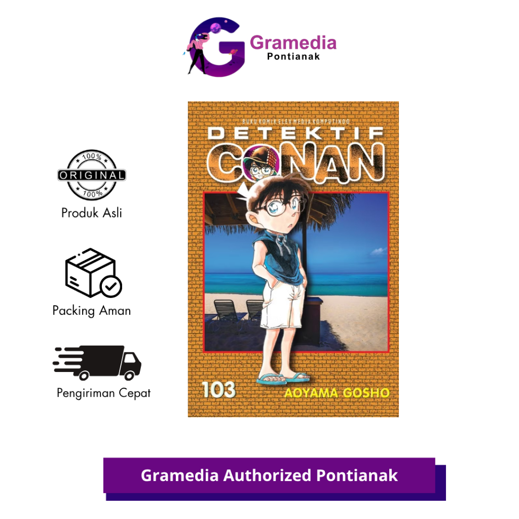 GRAMEDIA PONTIANAK - DETECTIVE CONAN 103 - KOMIK DETECTIVE CONAN SERIES