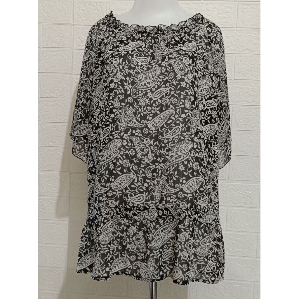 Tunik Sifon/ Atasan sifon Motif Batik PL30