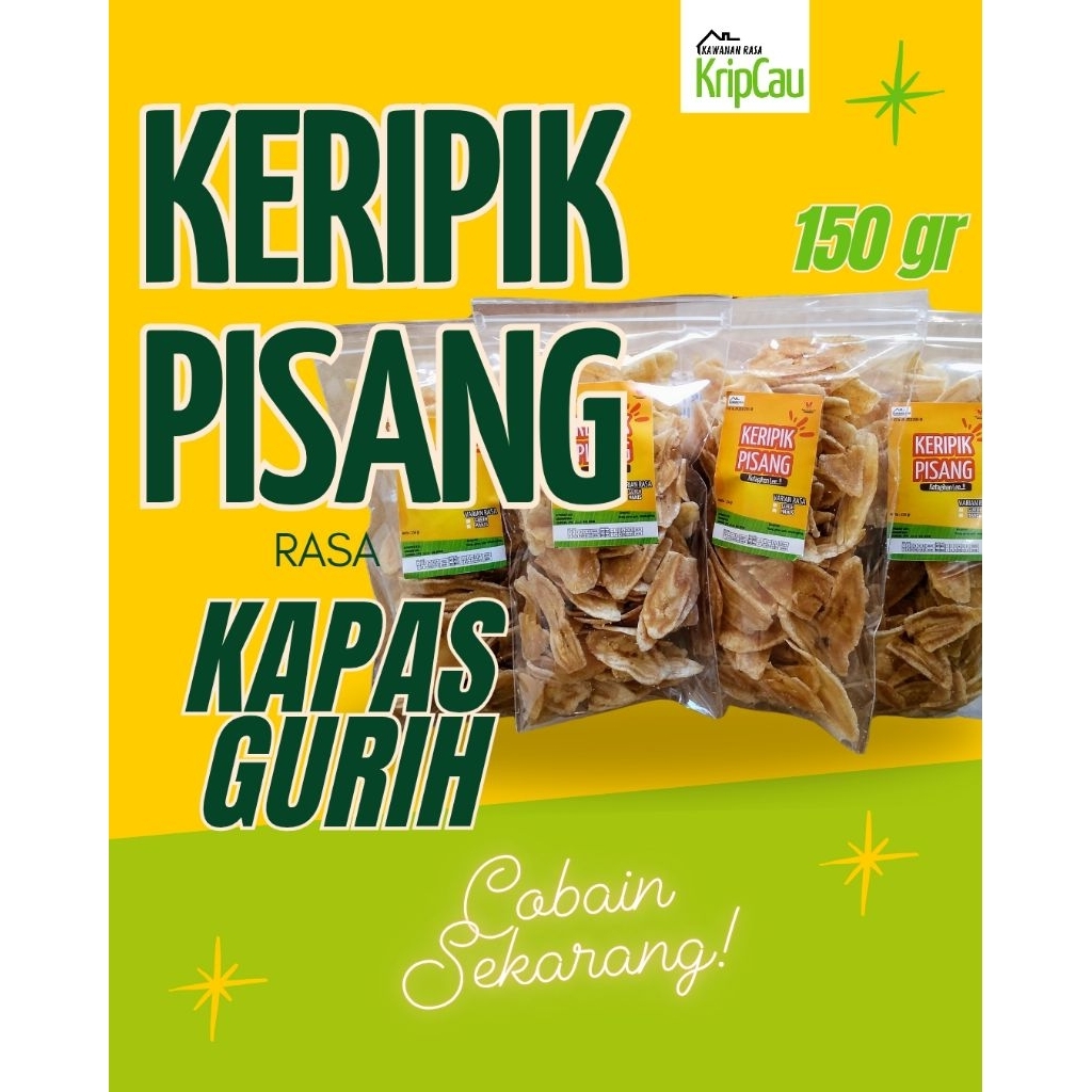 

KERIPIK PISANG GURIH 150gr