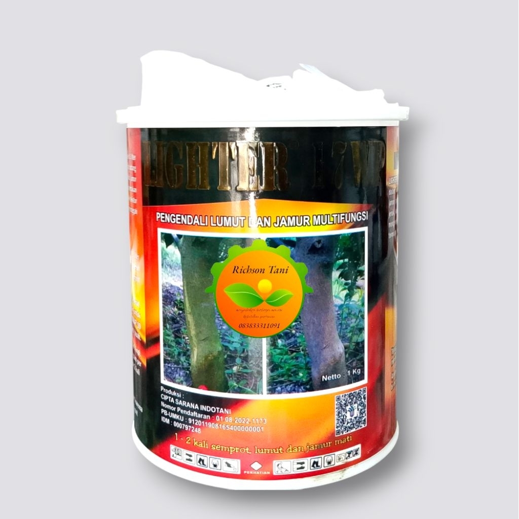 Lighter 17 WP Kemasan Repack 100 Gram - Pengendali Lumut dan Jamur pada tanaman