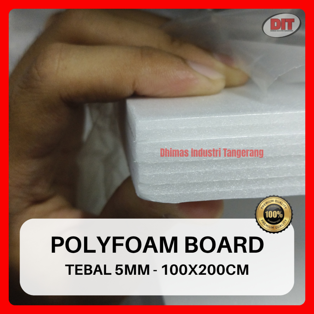 

Polyfoam lembaran tebal 5mm 100 x 200cm Depron polyfoam 5mm
