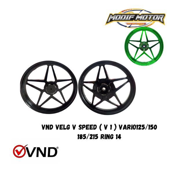 VND VELG V SPEED ( V 1 ) VARIO125/150 185/215 (R14) RING 14 FELK PELEG MOTOR vario 125 / Vario 150 O