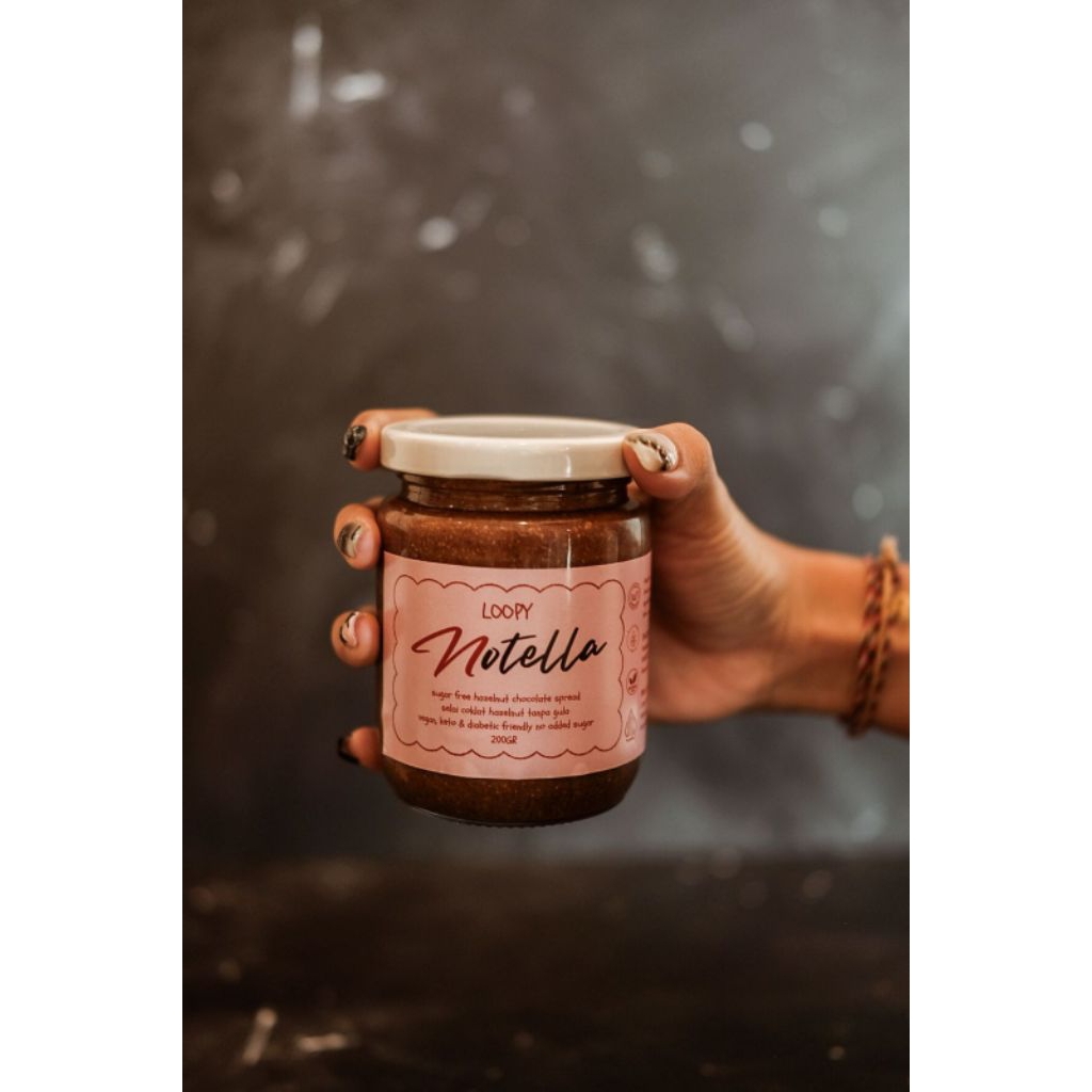

notella / sugar free hazelnut selai(vegan,keto & diabetic friendly) 200gr