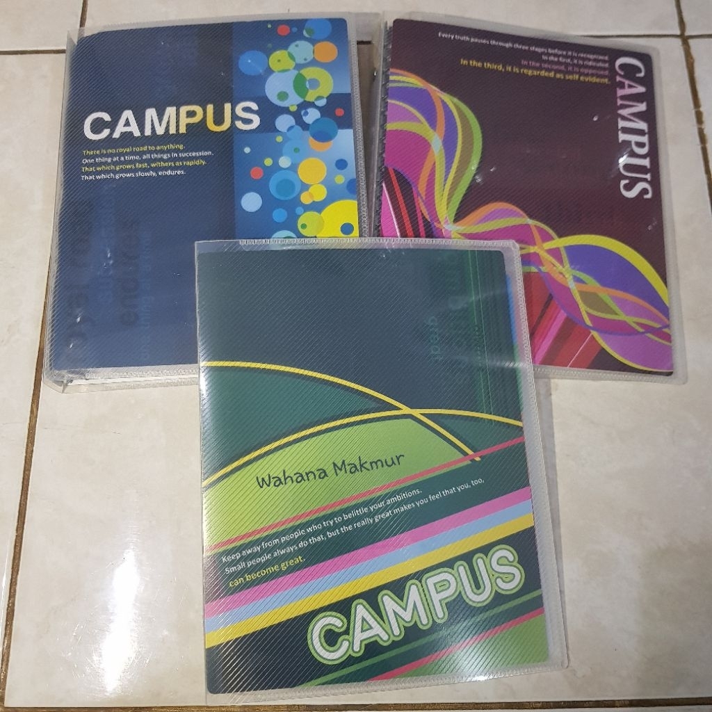 

Map Binder Note A5 Campus Kenko motif random