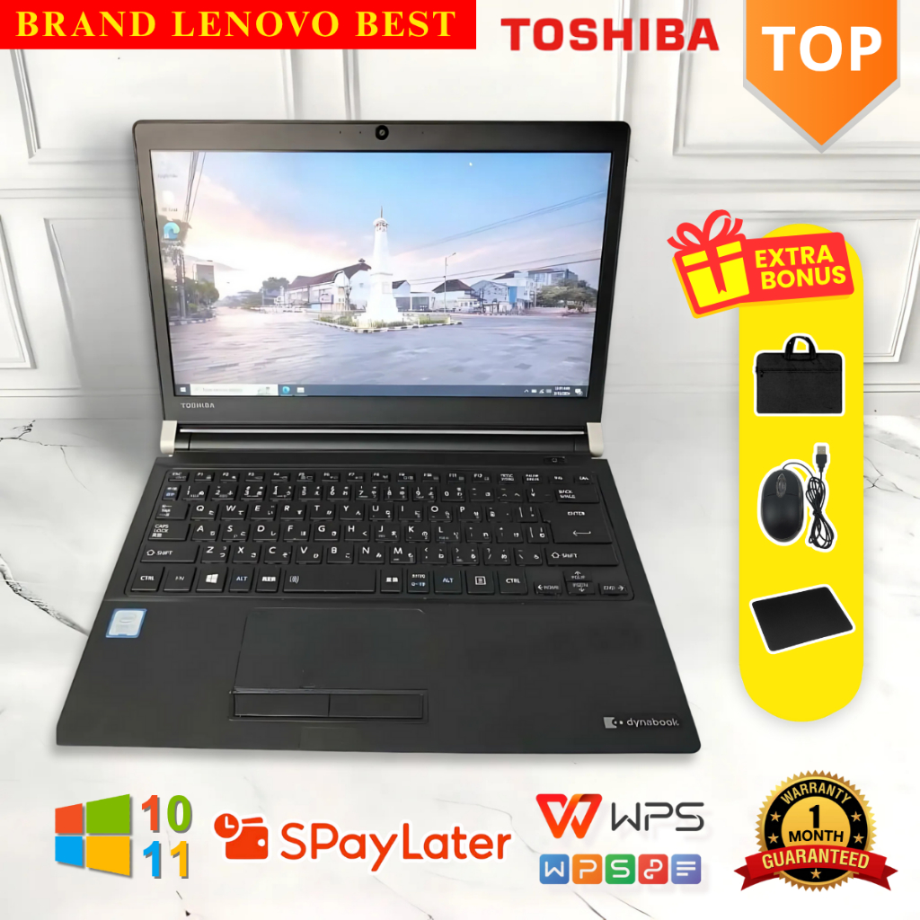 Laptop Toshiba Dynabook U63 R73 B65 Core I3/I5 Gen 6 dan Gen 7 Layar 13,3" Atau 15,6" Inch  Murah, M