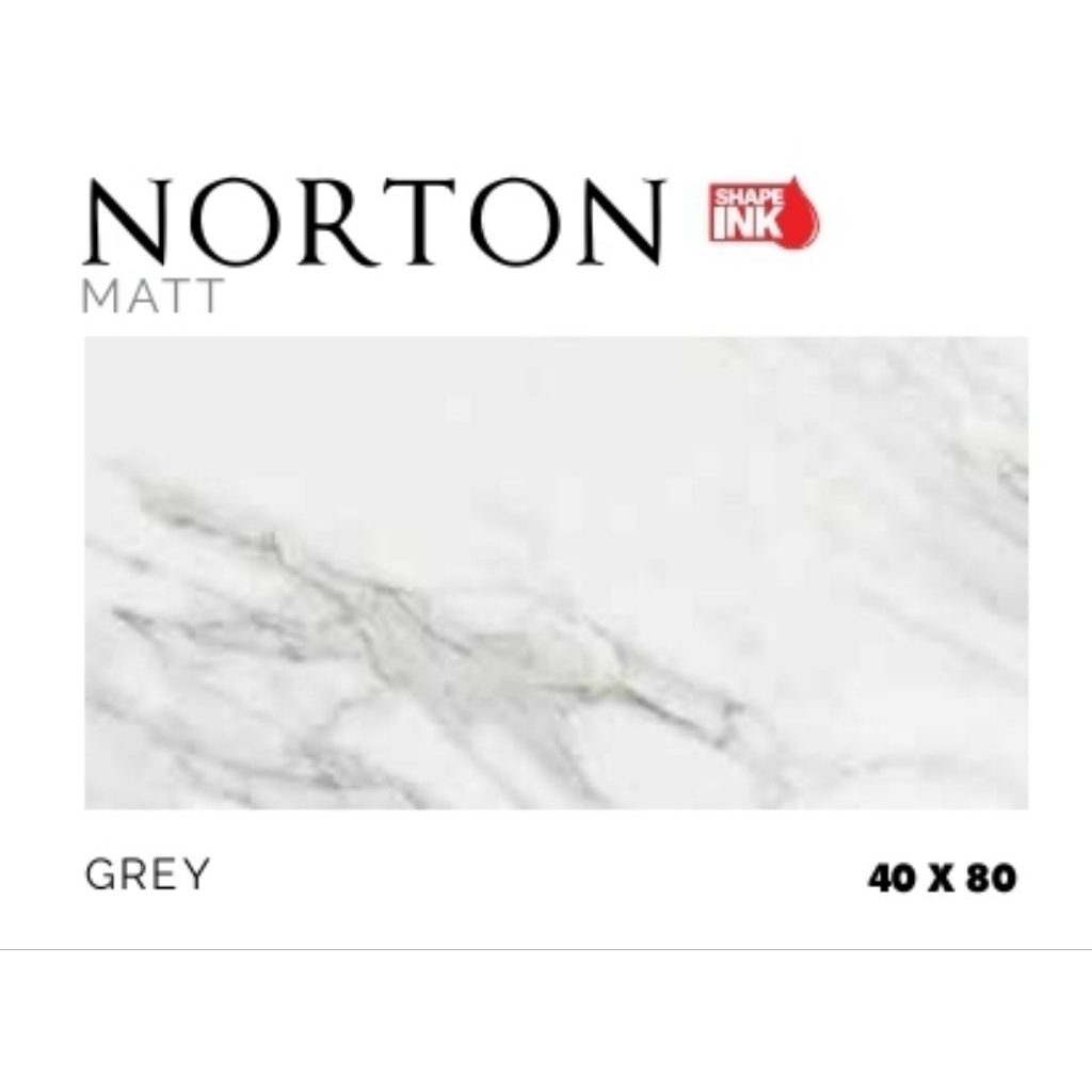 KERAMIK MEREK PLATINUM TYPE NORTON GREY UKURAN 40X80 MATT
