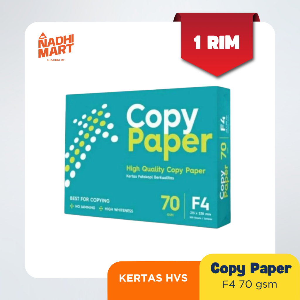 

COPY PAPER KERTAS HVS F4 70GSM KERTAS FOTOCOPY