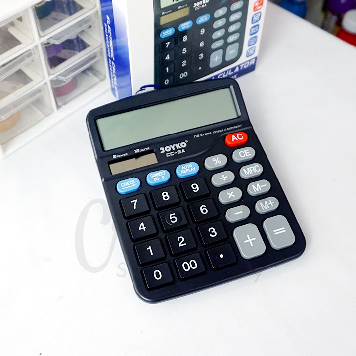 

Joyko Kalkulator Calculator 12 Digit CC-8A Check & Correct