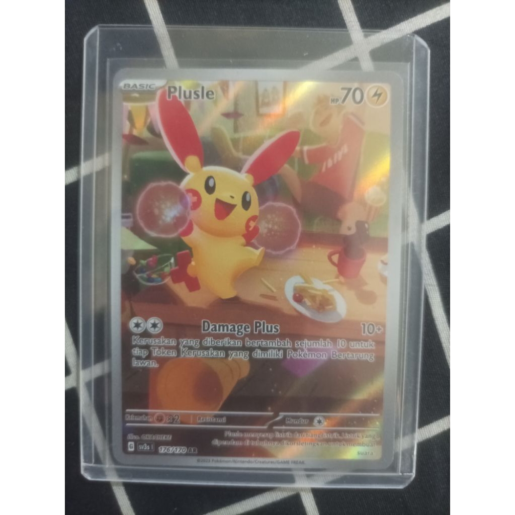 Plusle sv3s 176/170 AR - POKEMON TCG INDONESIA