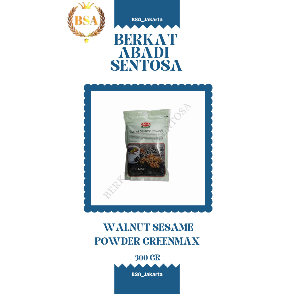 

WALNUT SESAME POWDER GREENMAX (300 GR)