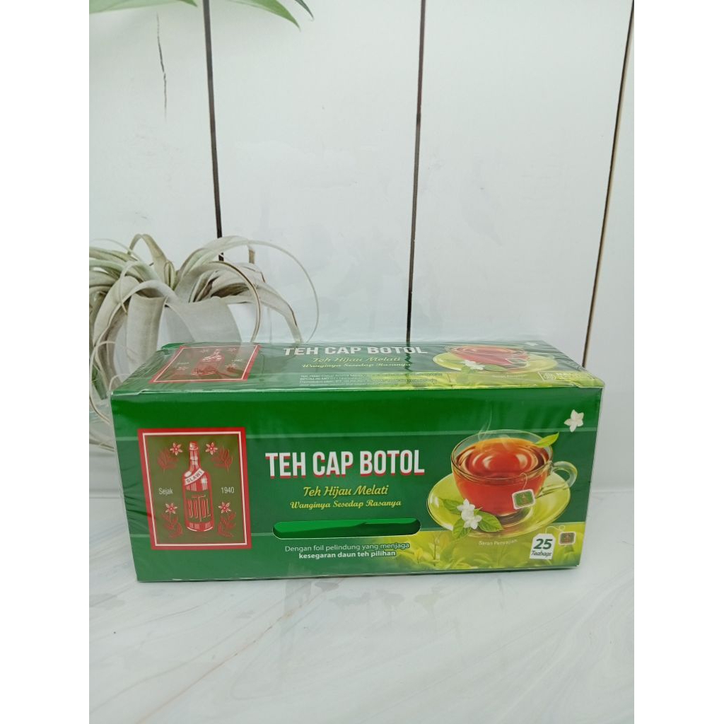 

Teh Hijau Cap Botol 1 Pack Isi 25 Teabags – Teh Celup Sehat & Segar | Teh Hijau Asli Indonesia