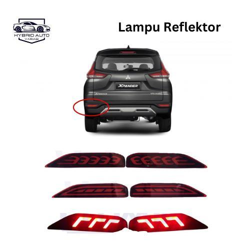 Lampu Reflektor Bumper Xpander 2017-2020 Livina 2020 Aksesoris Mobil LED Car