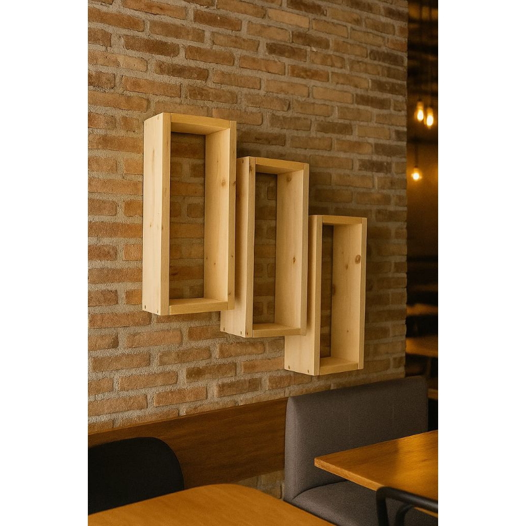 Rak dinding minimalis rak dapur rak make-up rak cafe