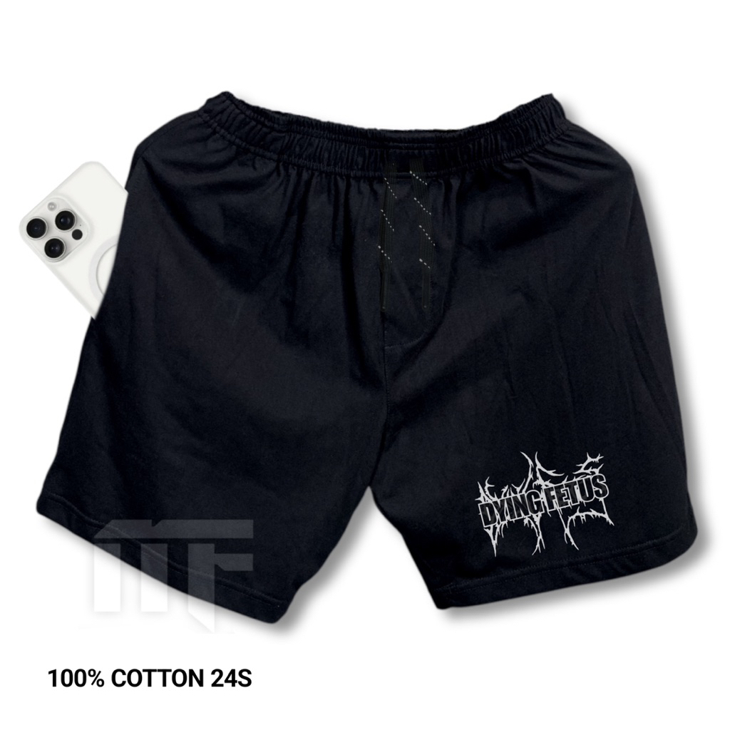 Dying Fetus - Celana Pendek Casual Unisex Short Pants Band Metal Pria Wanita Distro