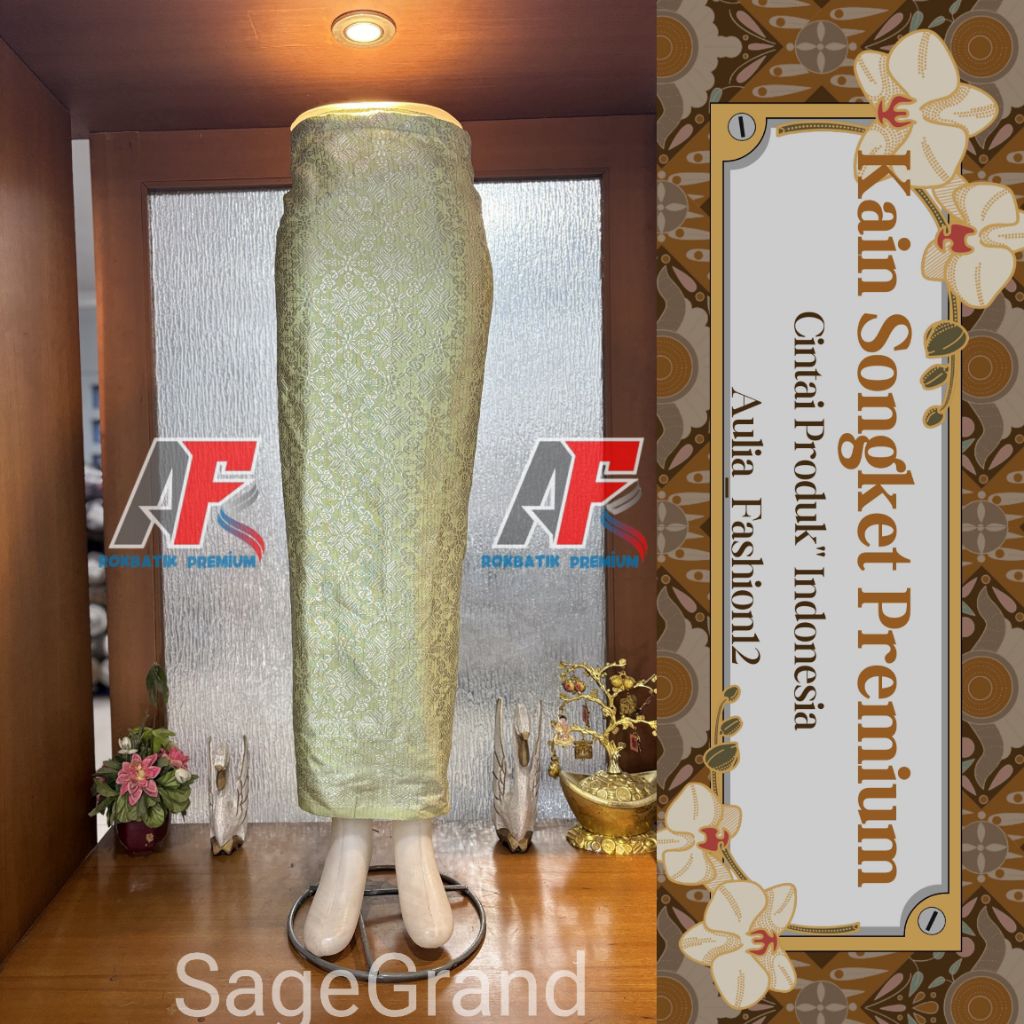 Rok Songket Lilit / Rok Songket Kebaya / Rok Songket Palembang..