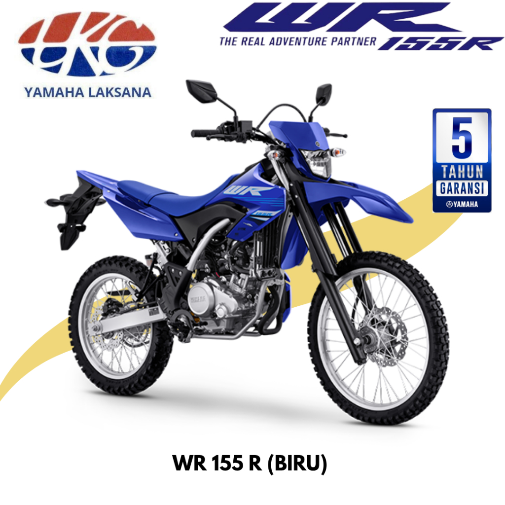 Sepeda Motor YAMAHA WR 155 R {Biru/Hitam}