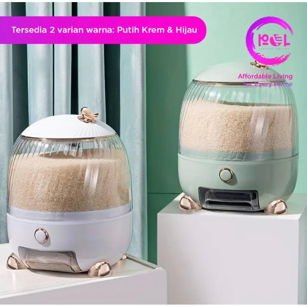 Dispenser Beras 5kg Aesthetic