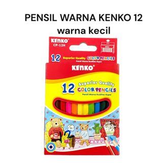 

Pensil Warna kenko Superior Quality Color Pencils Hexagonal Grip CP-12H 12 warna