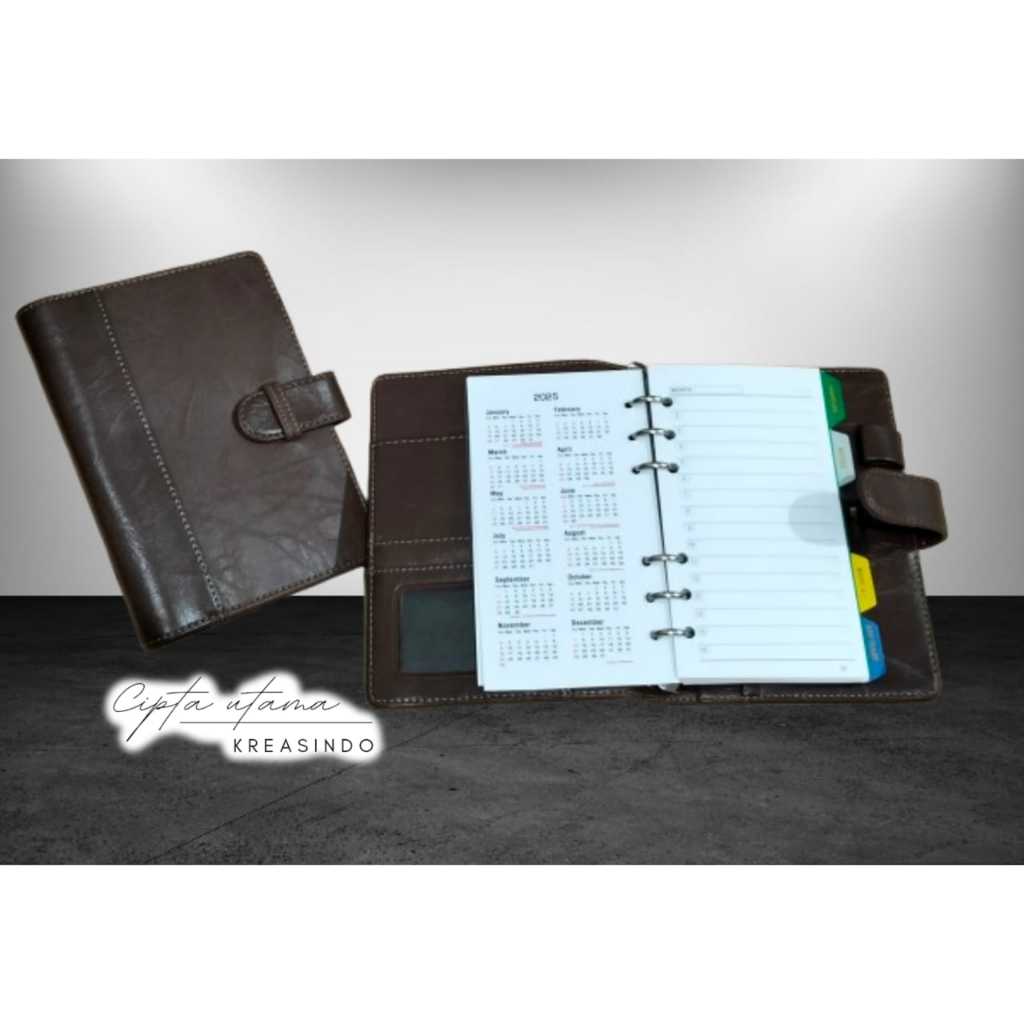 

Buku Organizer kulit exclusive/ Buku agenda B6/ agenda binder / Buku agenda murah /