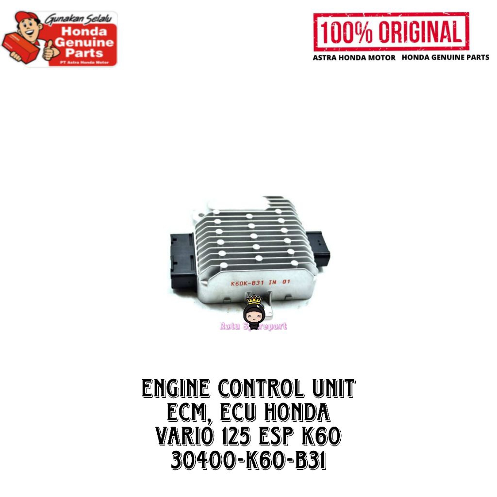 Engine Control Unit (ECU) Vario 125 eSP K60 Original - Engine Control Unit (ECU) Vario 125 Led - ECU