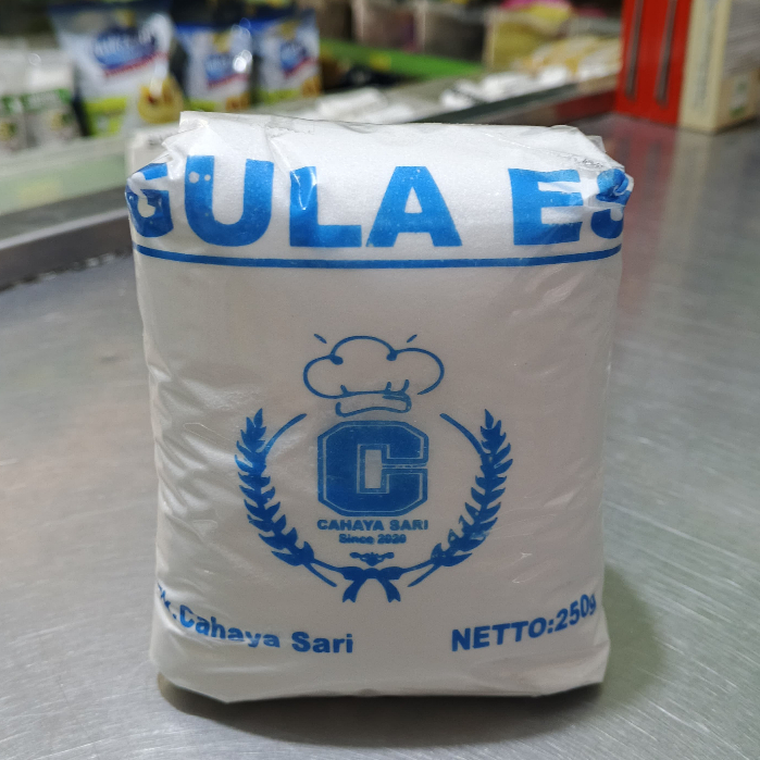 

GULA HALUS ES KEMASAN REPACK CAHAYA SARI - 250 GRAM
