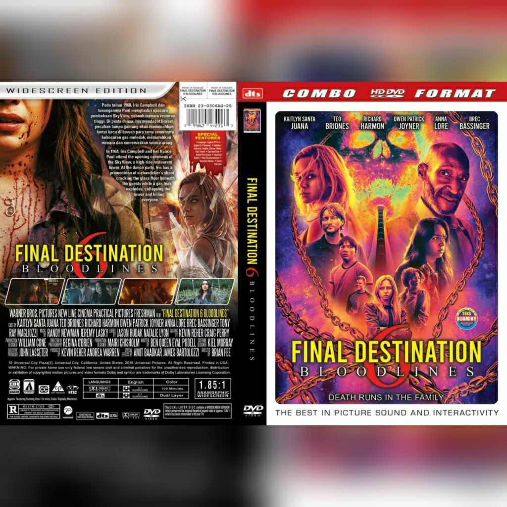 DVD Final Destination 2025(Kaitlyn Santa Juana(