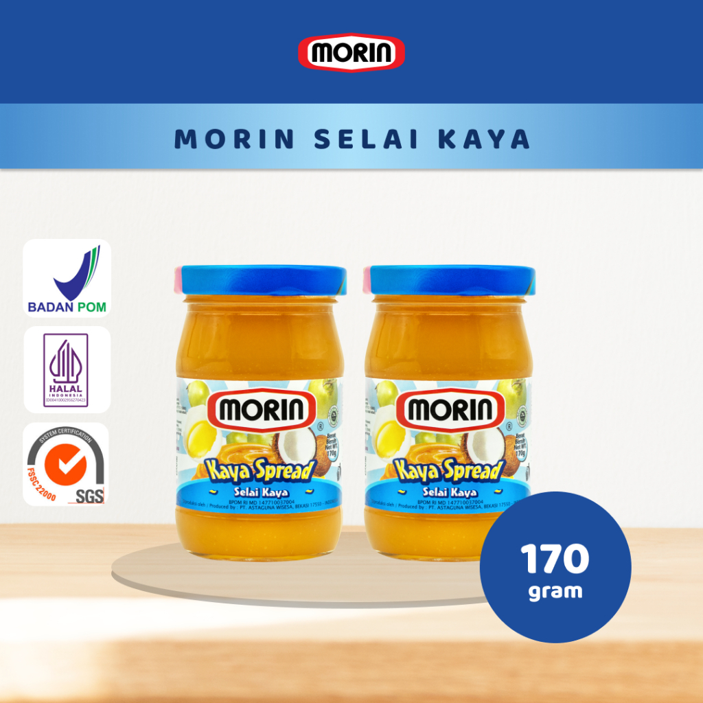 

170G Morin Kaya Spread / Selai Srikaya Untuk Roti / Bread Spread Halal