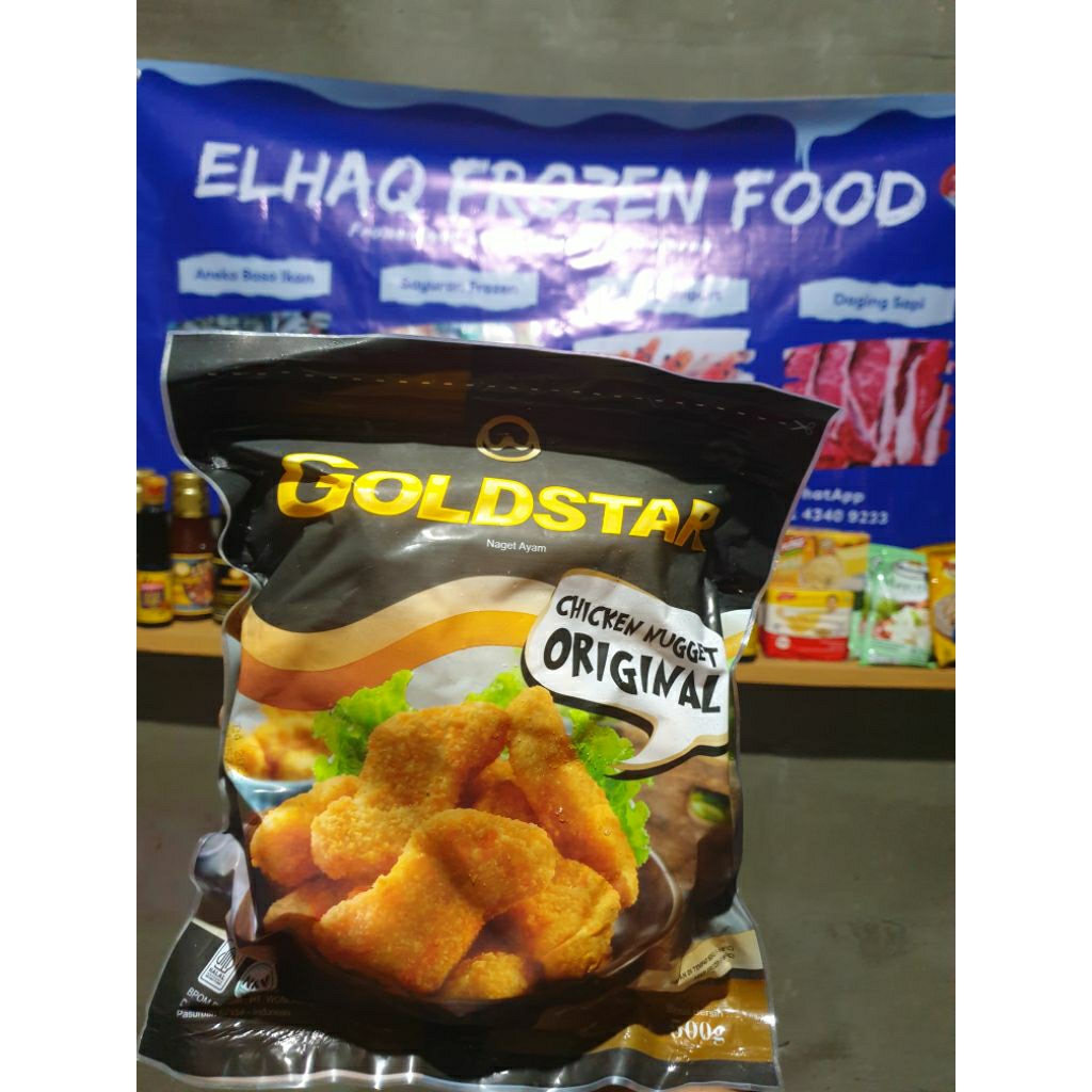 

Goldstar Chicken Nugget Original 500 grm