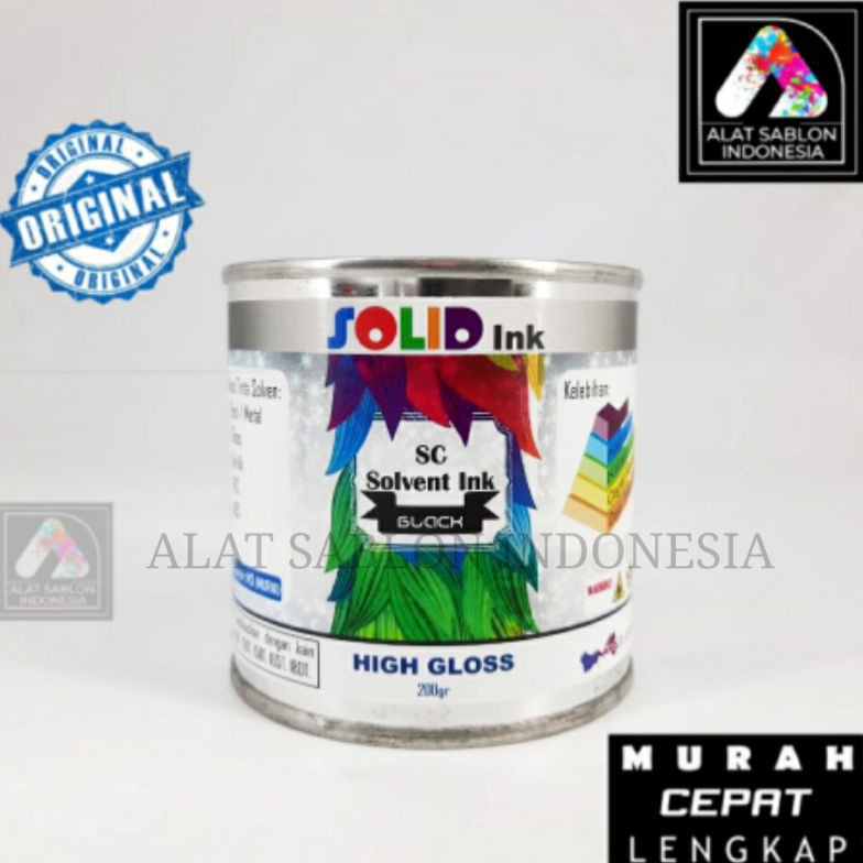 

KODE U6H TINTA SABLON BESI GELAS KACA 2GR BLACK HITAM BASIS MINYAK SOLVENT