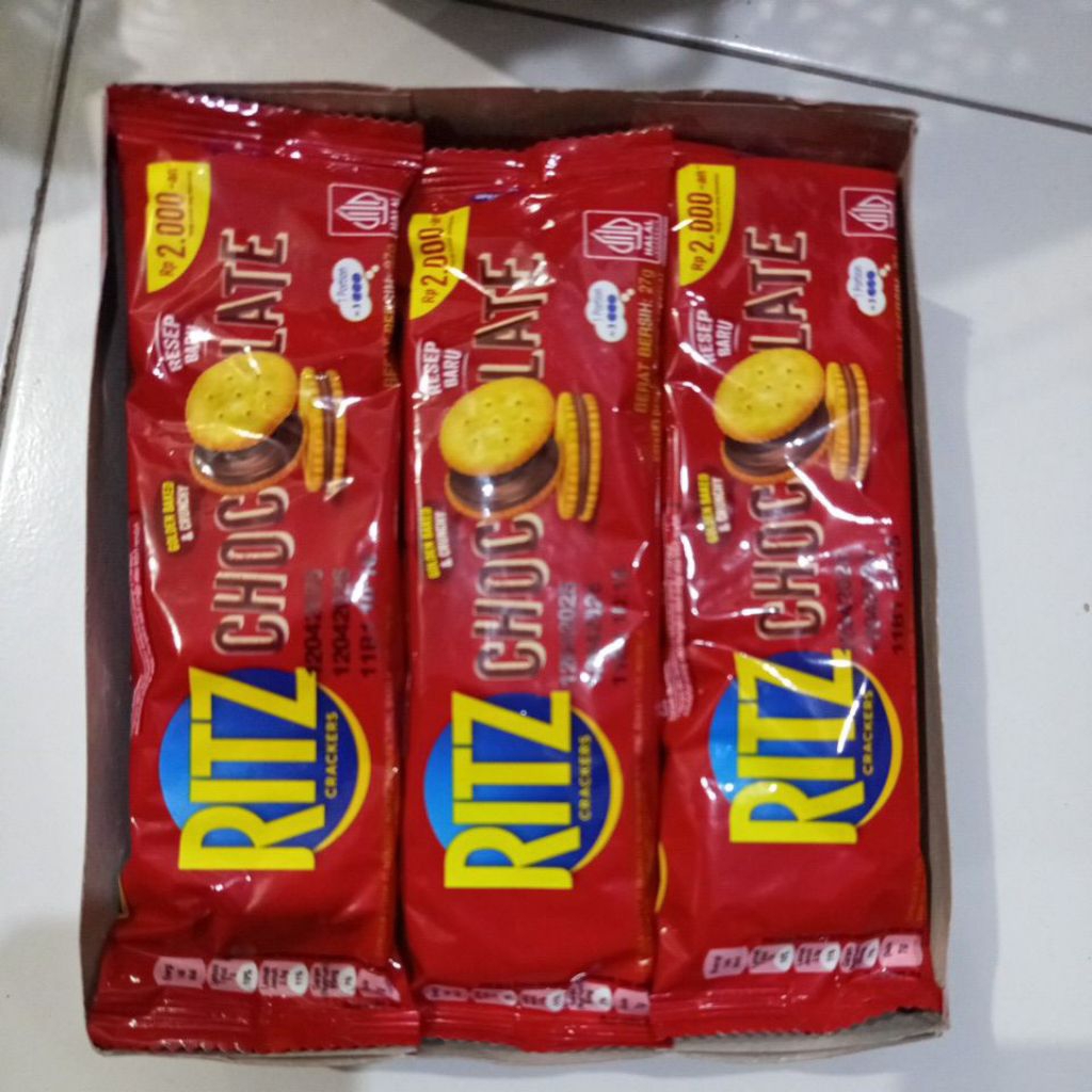 

RITZ CRACKERS CHOCOLATE 1 BOX ISI 12