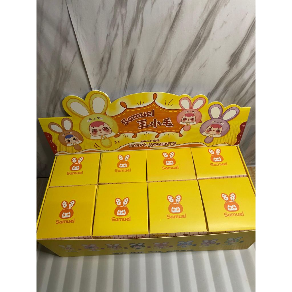 Blind Box Samuel Mini Figure Lucu – Koleksi Figur Misteri Karakter Bunny Imut
