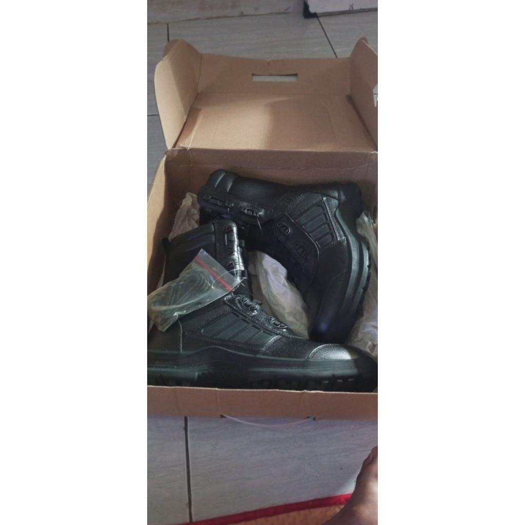 sepatu pdl Tali putar jatah TNi AL size 42