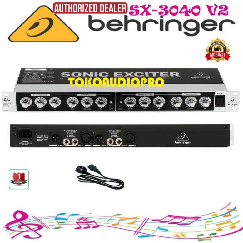 Behringer SX3040 V2 2-channel Sound Enhancement Processor SX-3040 V2