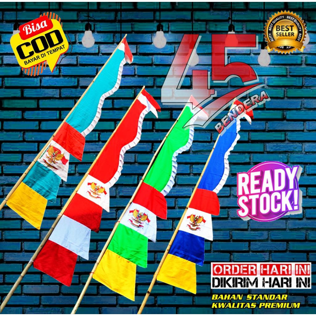 UMBUL UMBUL KUDA LAUT MERAH PUTIH